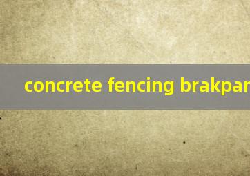  concrete fencing brakpan